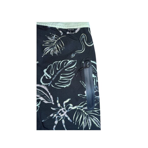 Roark Passage Primo Tropakill Mens 8 Inch Boardshorts Tropical Pattern Size 34 - Picture 5 of 7